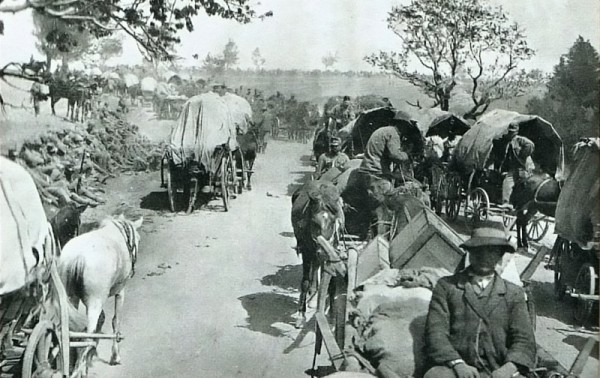 Ewakuacja ludności w 1914 r.
