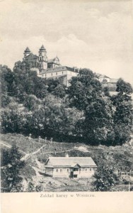 więzienie w Wiśniczu. Pocztówka z 1911 r.