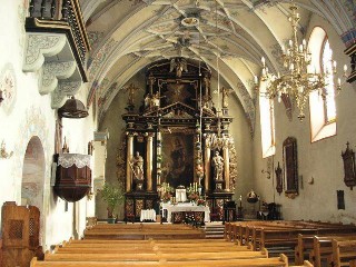 Wnętrze kościoła w Starym Wiśniczu. Źródło: Wikimapia