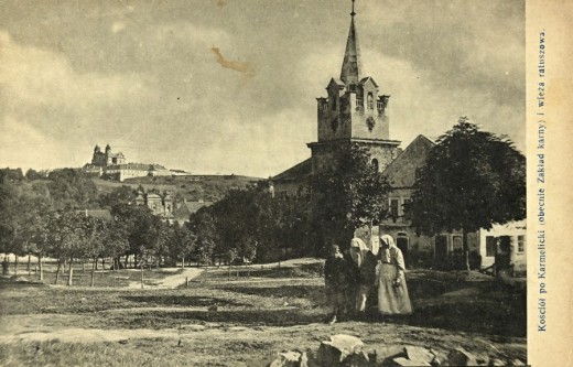 Wiśnicz na pocztówce z 1913 r. Zbiory Biblioteki Narodowej, domena publiczna